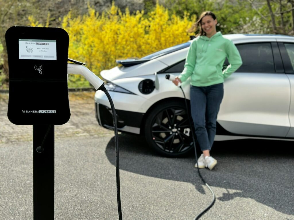 electric car charging station sign
